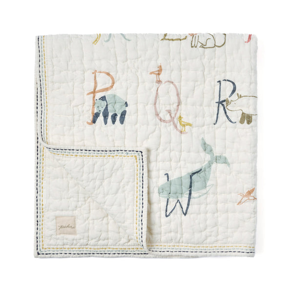 Pehr Quilted Blanket: A to Zoo