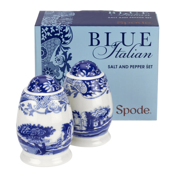 Blue Italian Salt & Pepper Shakers