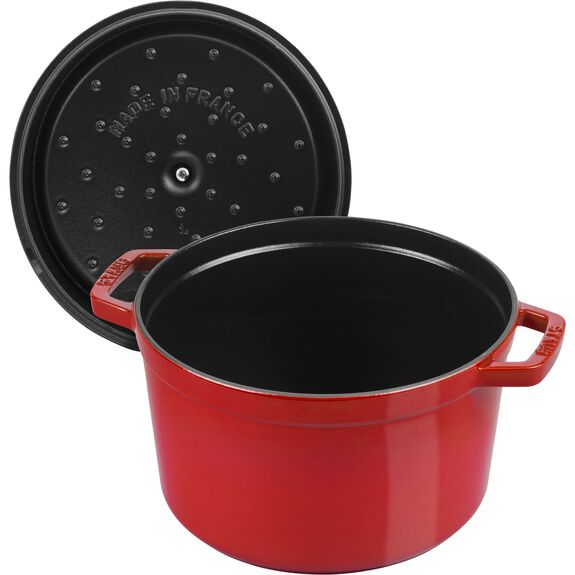 Staub 4.8L Cast Iron Round Tall Cocotte