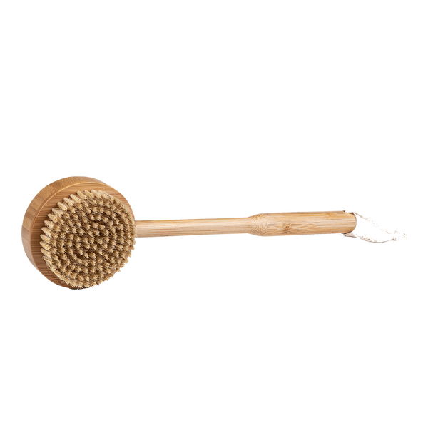 Bamboo Long-Handle Bath Brush