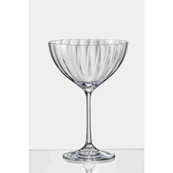 Waterfall Optic Cocktail Coupe S/6