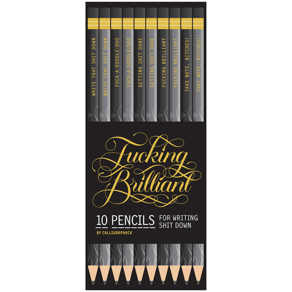 Fucking Brilliant Pencil Set