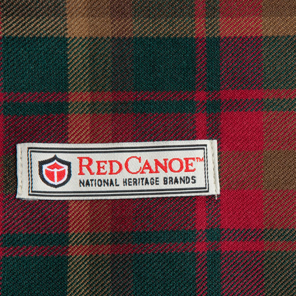 Red Canoe Merino Wool Tartan Scarf