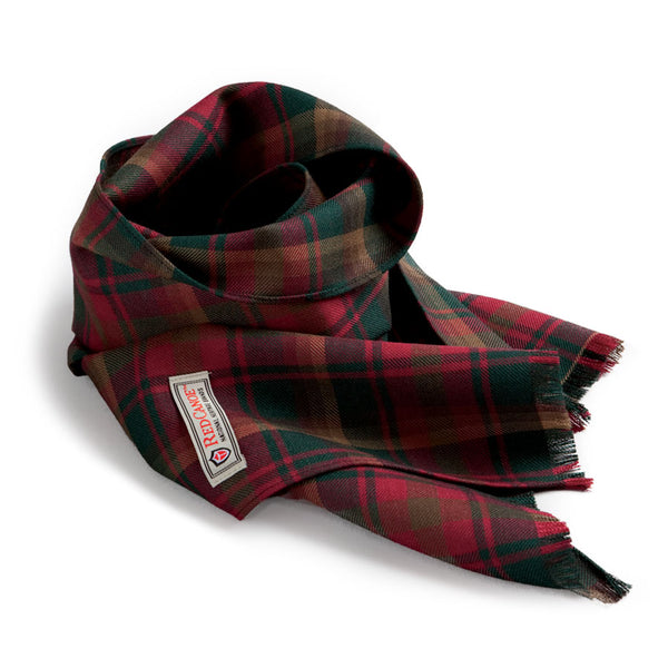 Red Canoe Merino Wool Tartan Scarf