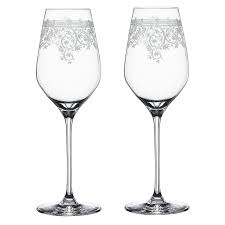 Spiegelau Arabesque Burgundy Glass Set of 2