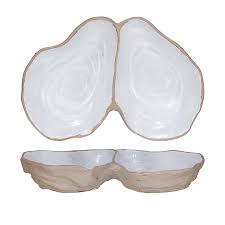 Oyster Shell Ceramic Dish