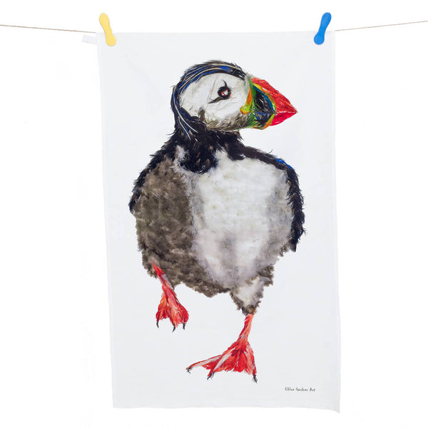 Puffin Tea Towel