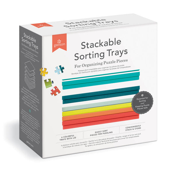 Stackable Sorting Trays: For Organizing Puzzle Pieces