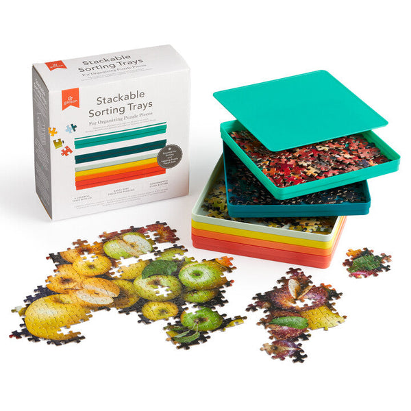 Stackable Sorting Trays: For Organizing Puzzle Pieces