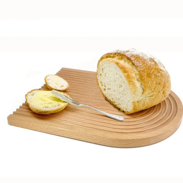 Natural Living Bread Board with Crumb Catcher