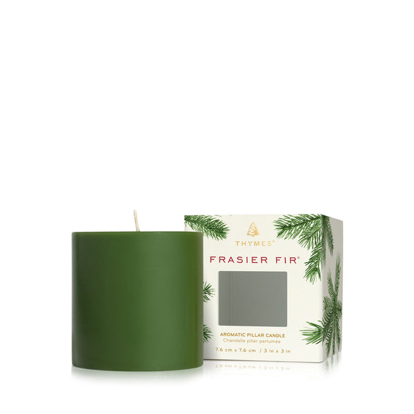 Thymes Frasier Fir 3" Pillar Candle