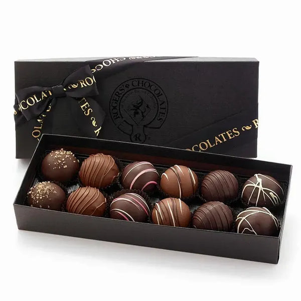 Roger's Milk & Dark Dessert Truffle Asst. 12 pc Box