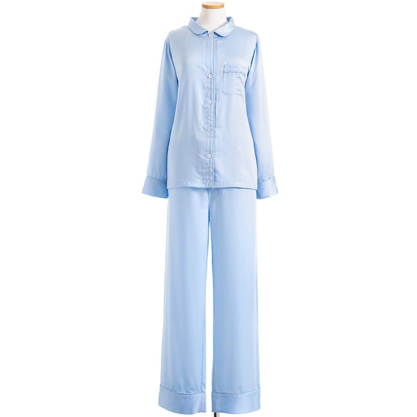 Annie Selke Silken Solid Pajamas