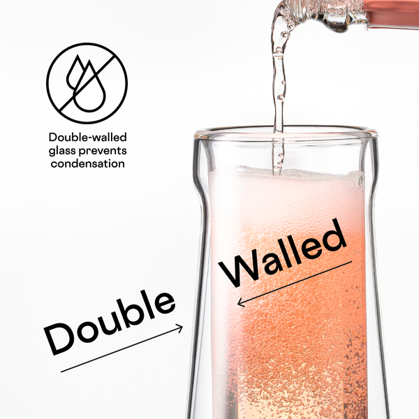 Corkcicle Stemless Flute Glass Set Of 2