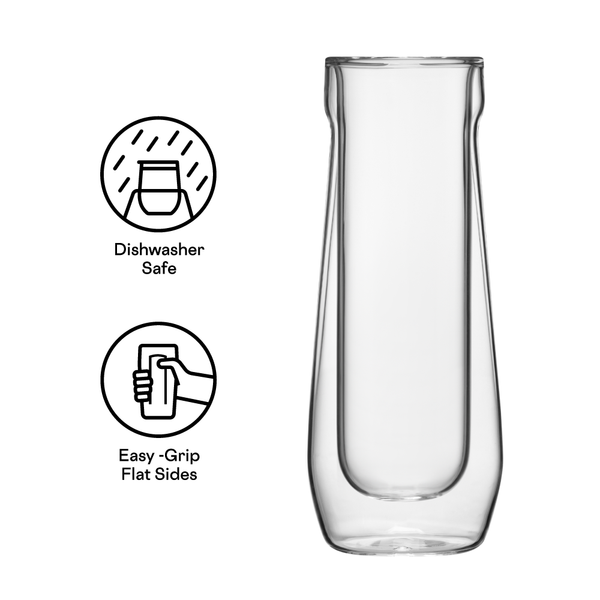Corkcicle Stemless Flute Glass Set Of 2