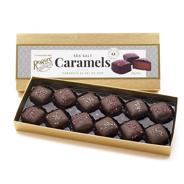 Rogers Sea Salt Caramels Box of 12