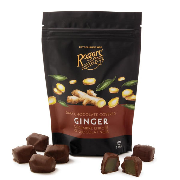 Rogers Dark Chocolate Covered Ginger