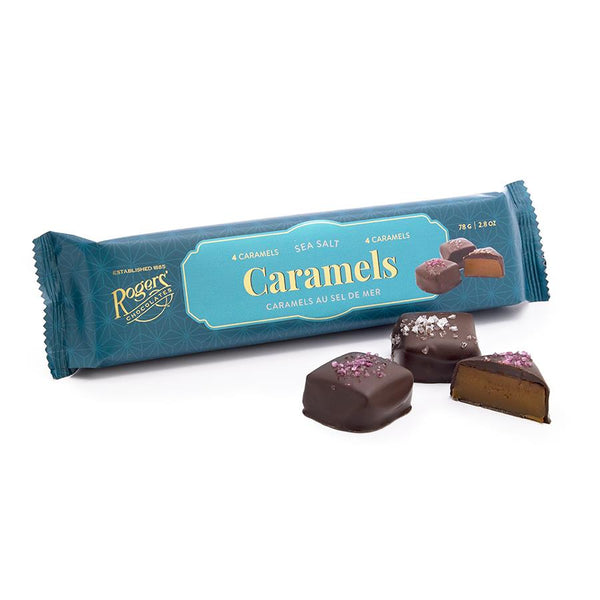 Rogers Sea Salt Caramels Sleeve of 4