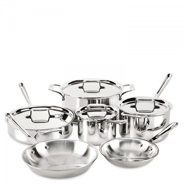 All Clad D5 Polished 10 Piece Set