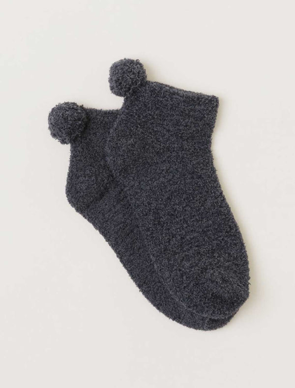 Barefoot Dreams Cozychic Women's Pom Pom Ankle Socks
