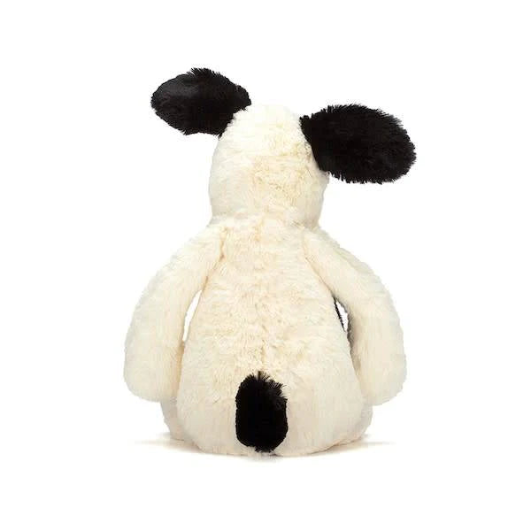 Bashful Black and Cream Puppy