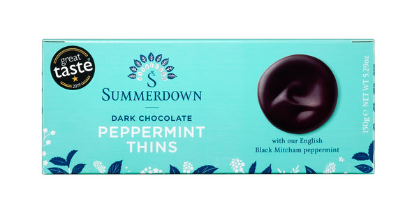 Summerdown Dark Chocolate Peppermint Thins