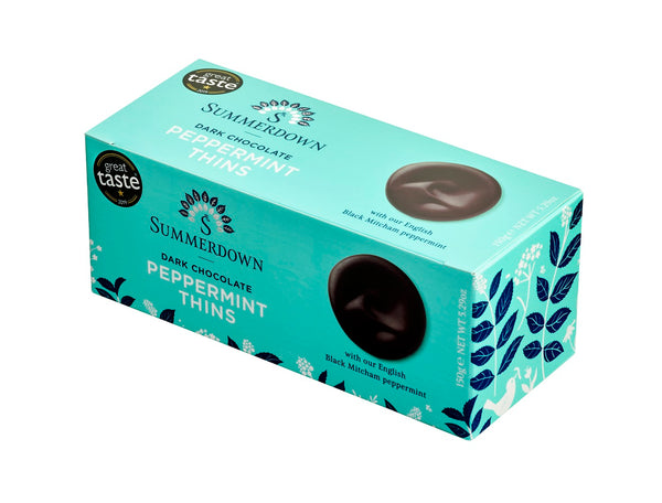 Summerdown Dark Chocolate Peppermint Thins