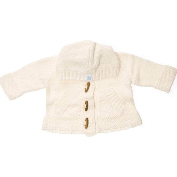 Beba Bean Toggle Button Knit Hoodie