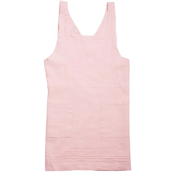 Linen Cross-Back Apron