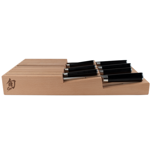 SHUN 15 Slot In Drawer Knife Tray