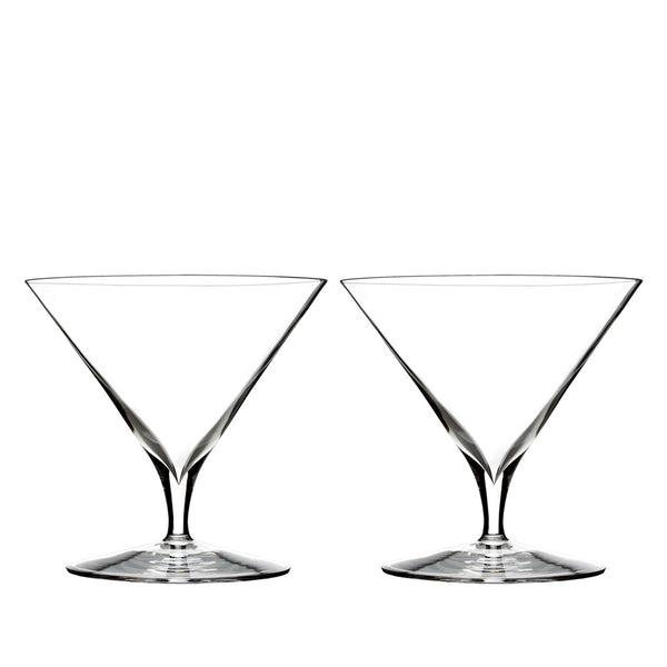 Waterford Elegance Martini Glasses, Pair