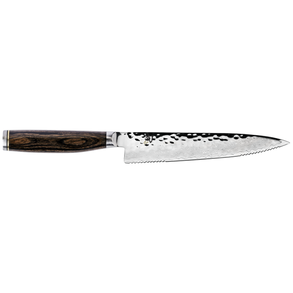 SHUN Premier Walnut 6.5" Serrated Utility Knife