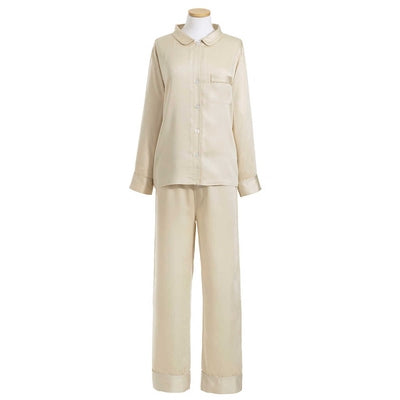 Annie Selke Silken Solid Pajamas