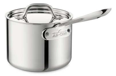 All Clad D3 Polished 2qt Sauce Pan